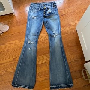 American eagle slim flare jeans